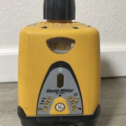David White ML450N (LM-30T) Surveyor Rotary Spinning Laser Level Variable READ!  Leveling Bubbles Liquid Dried Up!  Unit Still Powers Up And Functions