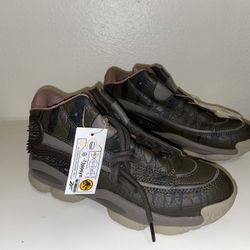 Reebok The Answer DMX Jurassic Park World Dinsaur Brown Men sz 8 / Women 9.5