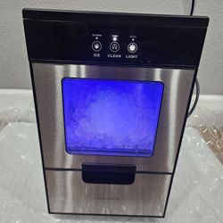 insignia nugget ice maker stainless steel 44 lb