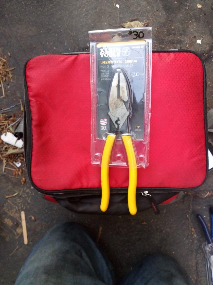 Klein Linesman's Pliers/crimpers