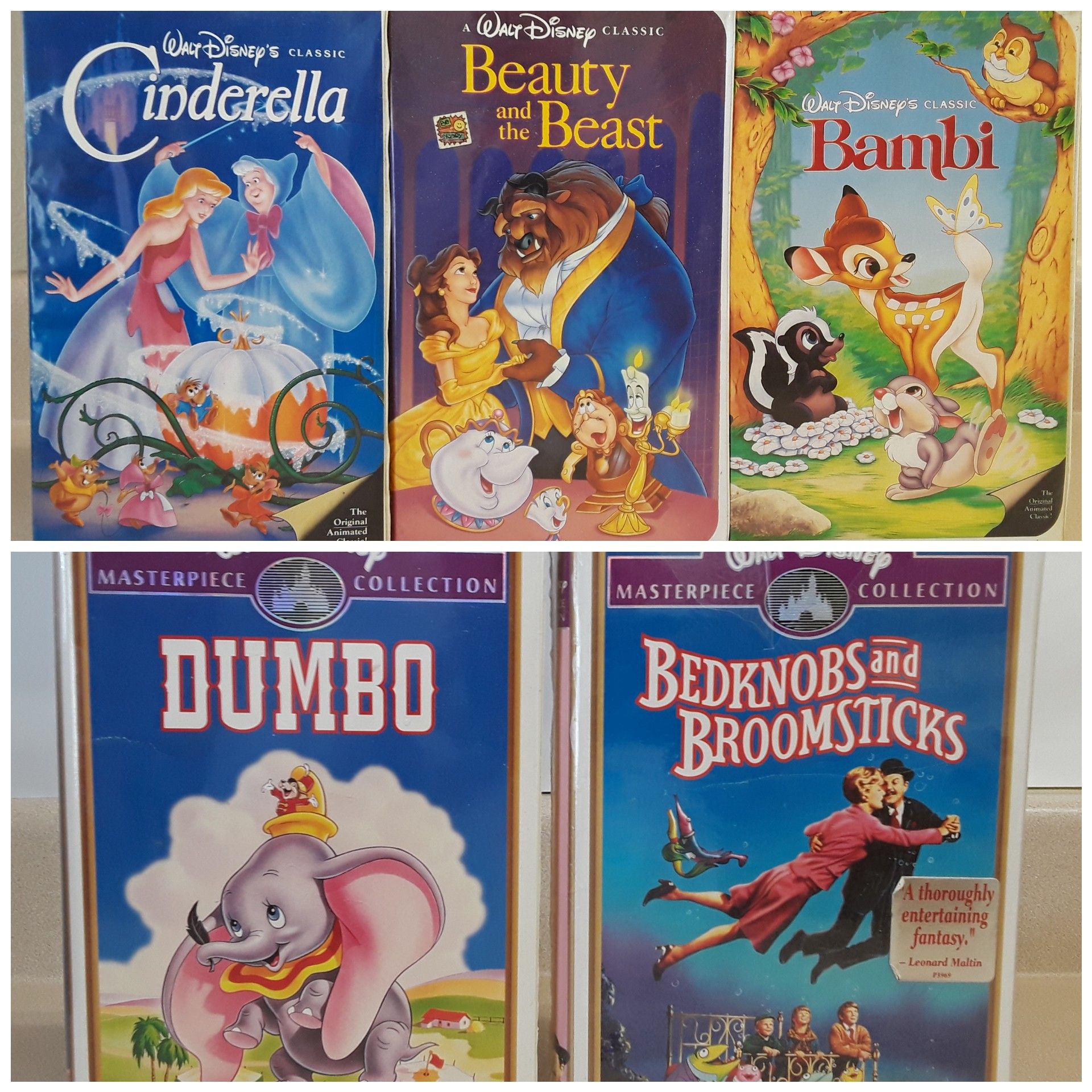 Disney Classic VHS tapes ⭐⭐⭐⭐⭐