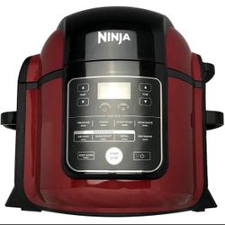 NEW 9 in 1 Ninja Foodi Deluxe TenderCrisp Pressure Cooker Air Fryer OP402QCN Red 8 Qt