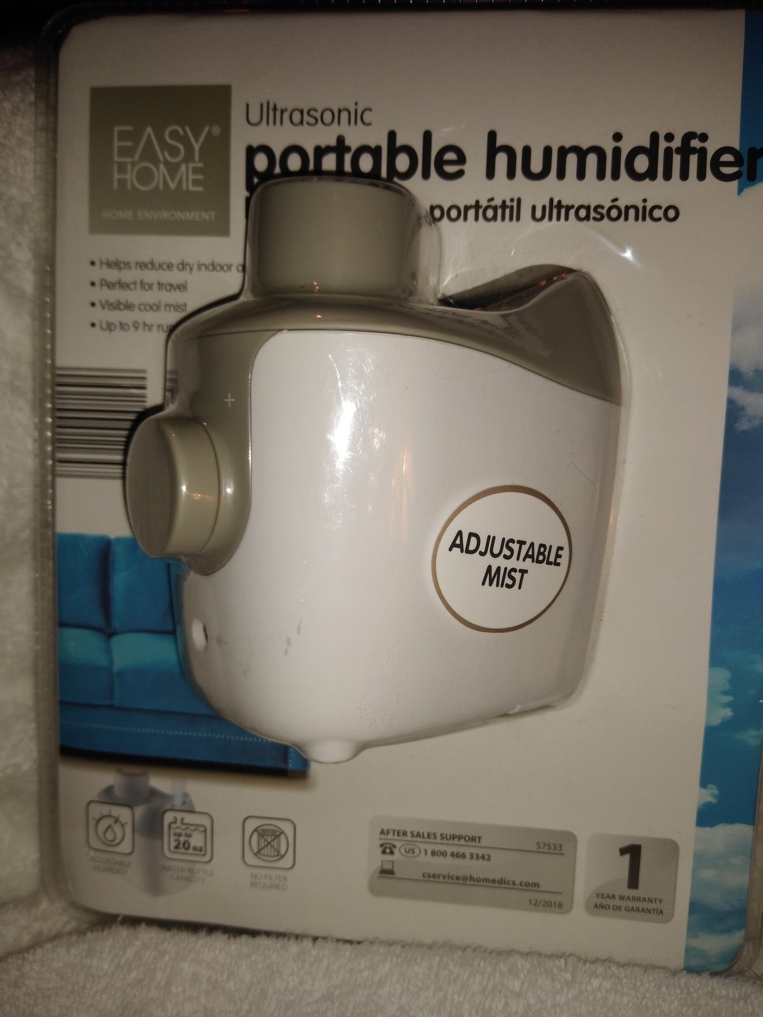 easy home ultrasonic portable humidifier