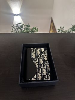 Dior Saddle Vertical Bifold Card Holder