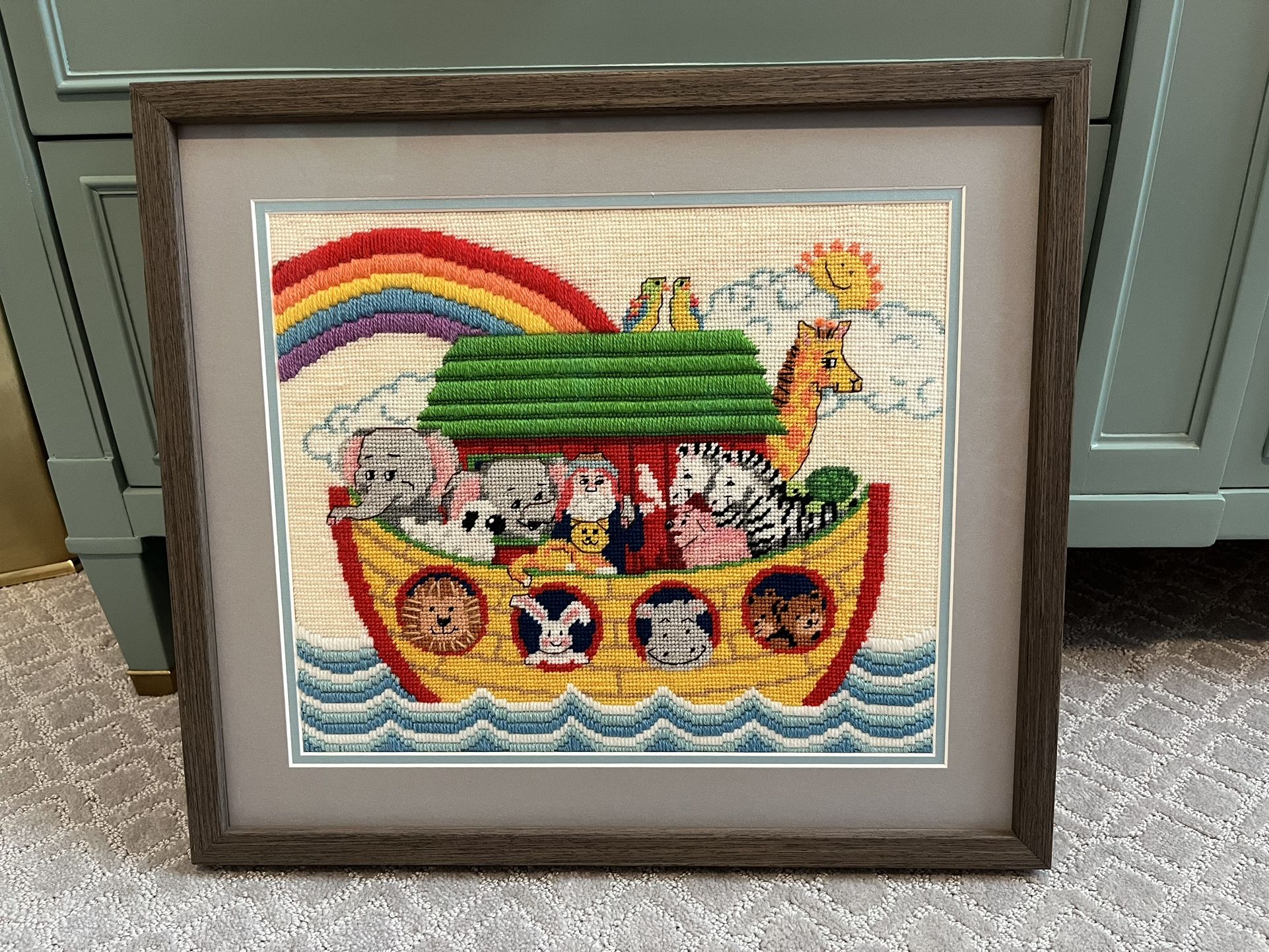 Noah’s Ark Embroidery Art