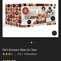 FAO Schwartz Kids Train Ride On Toy Set
