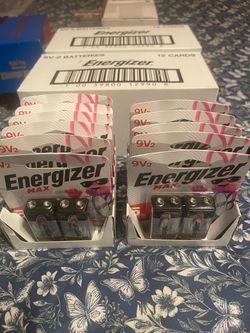 Energizer MAX 9V Batteries – $4 per pack