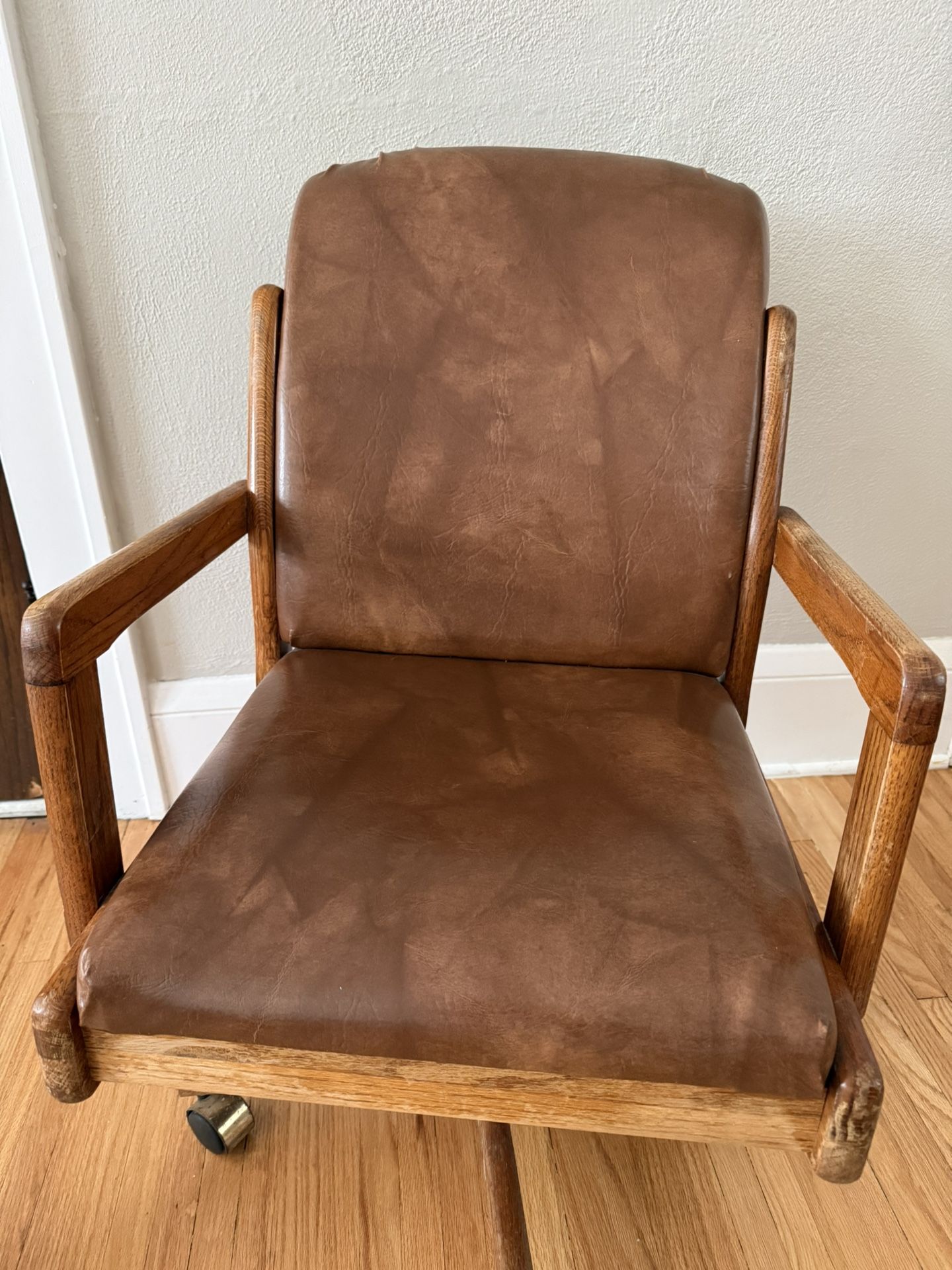 Brown Leather Office Chair