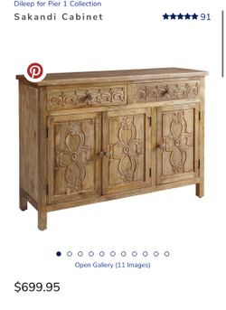 Sakandi cabinet ( pier 1) brand new