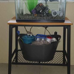 Fish Tank With Stand & Accessories 