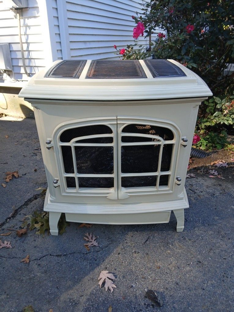 Cast Iron Gas Heater With Stove With Remote 