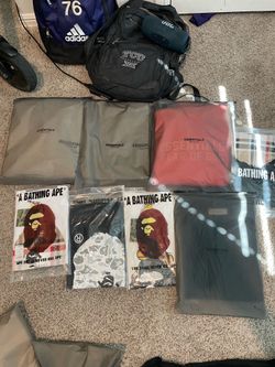 Bape , essential , hoodies and shirt