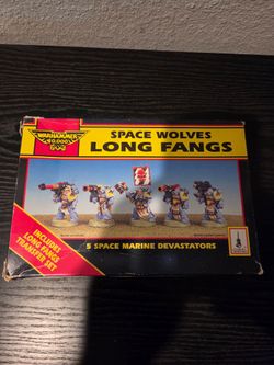 Warhammer 40K Metal Space Wolves Long Fangs