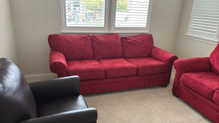 Free couch and loveseat