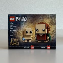 LEGO The Lord of the Rings: Frodo & Gollum BrickHeadz - Retired - 40630 - NEW