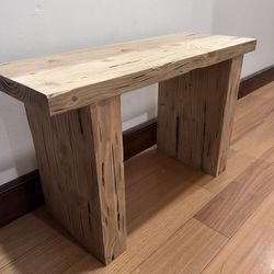 Handcrafted Antiqued Bench 