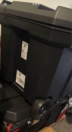 50 gallon box with the wheels