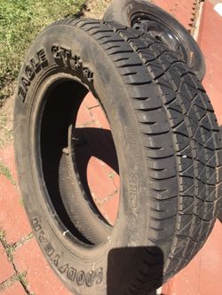 single 14’ goodyear eagle GT tire