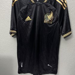 Mexico 2022 Black Gold Away Soccer Jersey World Cup 2022 for