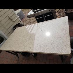 Granite Top Patio Table 