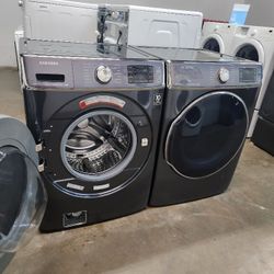 🎈💯SAMSUNG SET STEAM WASHER AND ELECTRIC DRYER JUMBO 👌 