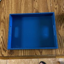 Serving Blue Tray