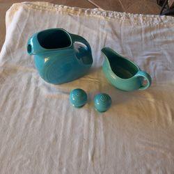 4 Vintage Fiesta Turquoise Items