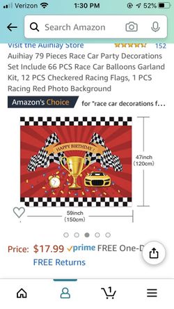 Race car party supplies