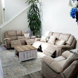 Living Room Furniture, Sofa, Loveseat, Recliner, Coffe Table 