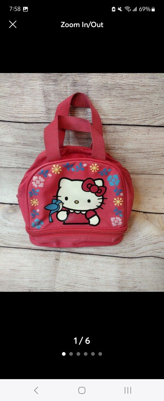 vintage hello kitty lunch bag