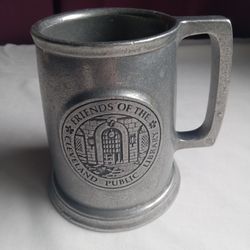 Vintage Like New Friend Of Cleveland Library Carson Casting Mug Tankard Freeport, PA