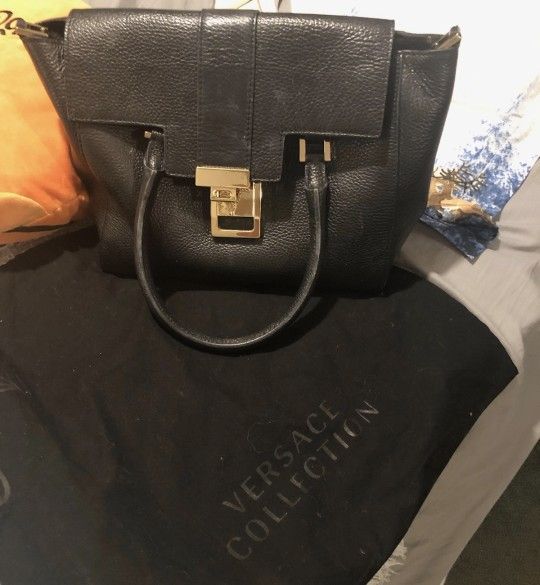 Versace Black Purse Genuine Versace OBO