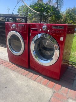 LG washer and gas dryer