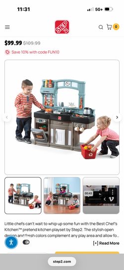 Step 2 kids chef kitchen
