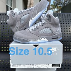 Jordan 5 Wolf Grey size 10.5 Brand New Travis metallic Union