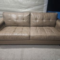 Emerald Home Faux Leather Loveseat