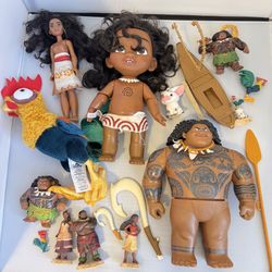 Disney Moana MAUI Action Figure Doll Set