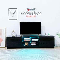 Black 🖤 TV Stand // MESA PARA TV 