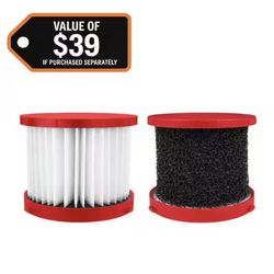Milwaukee M18/M12 HEPA Wet/Dry Vacuum Filter (2-Pack)
