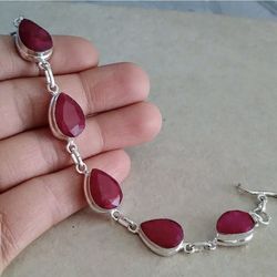 Ruby bracelet 7’ 1/2
