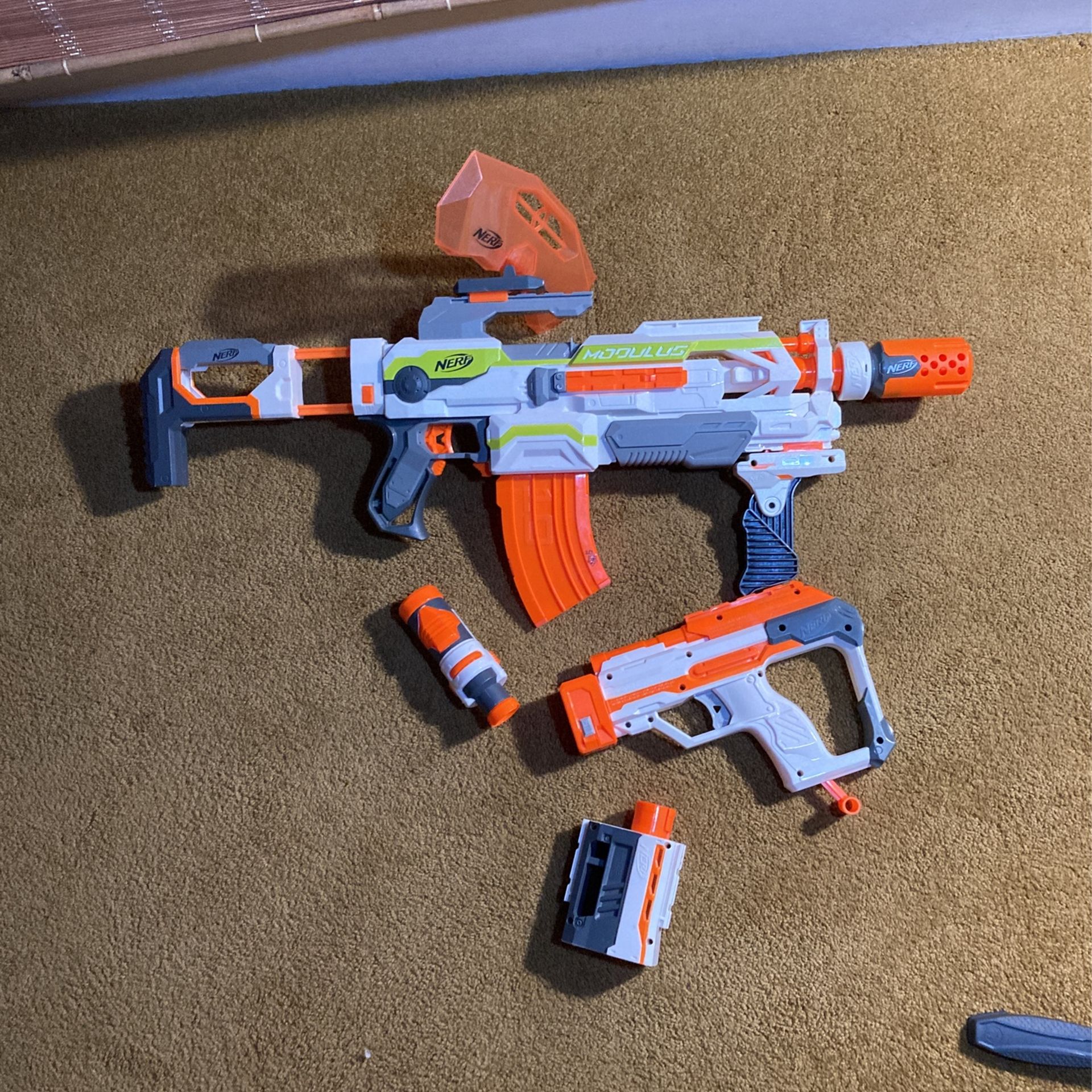 Modulus Nerf Gun With all the accessories