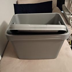Grey Storage Totes 3 Available 