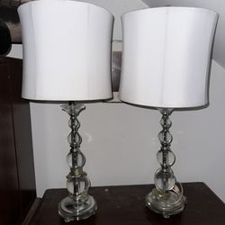 Beautiful matching lamps 