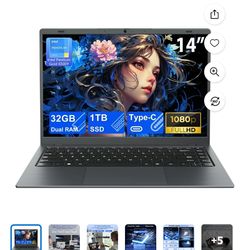 RNRUO Laptop Computer, Like new.