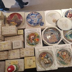 Plates and figurines