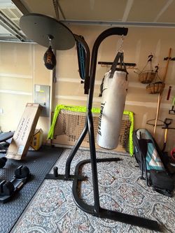 Everlast punching bag set