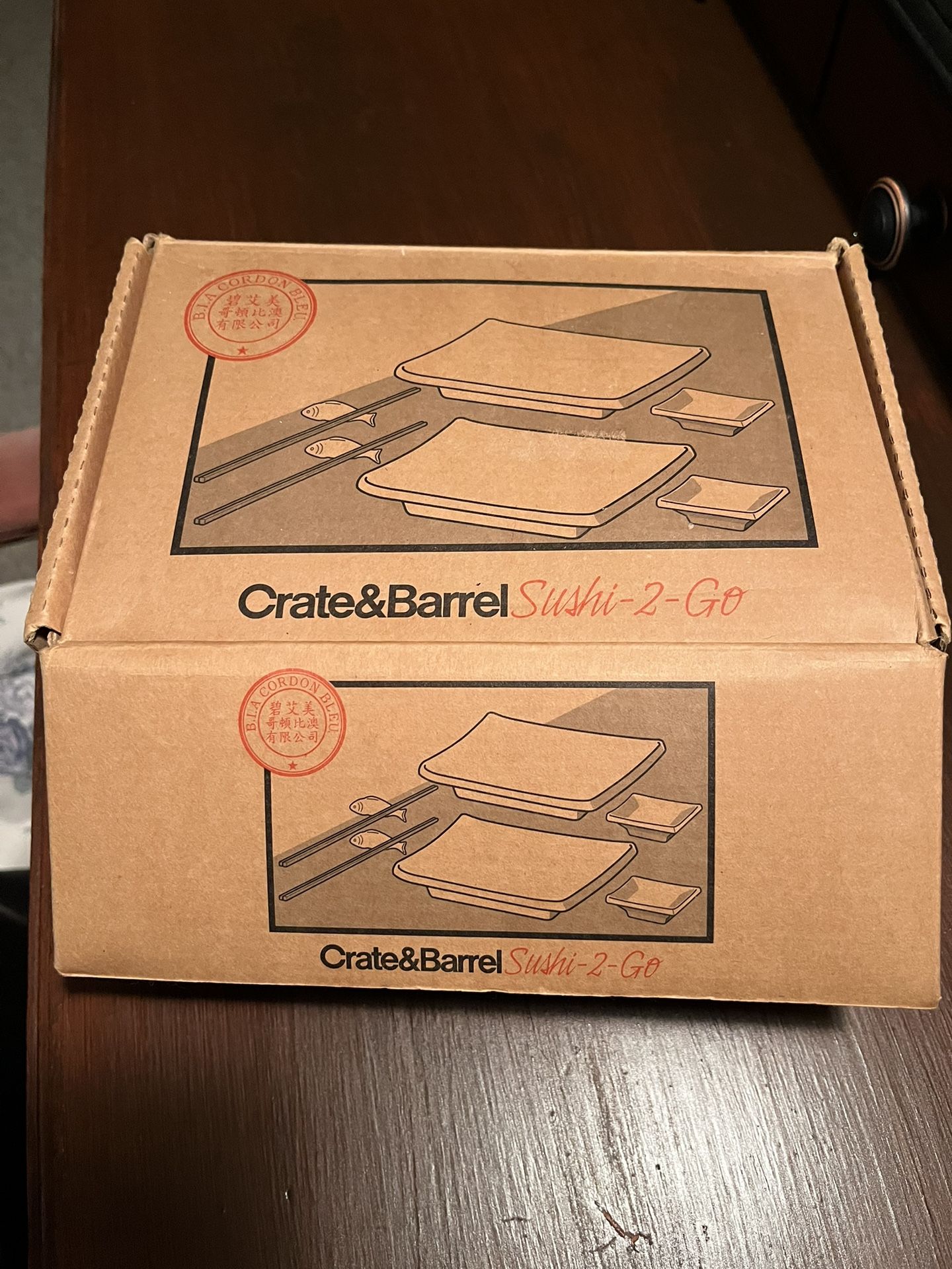 Crate & Barrel Sushi for 2 w/ Sushi Making Kit