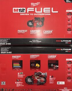 Milwaukee M12 Fuel Compact Bandsaw Kit. Model #2529-21XC