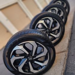 Wheels 17 5 Lugs Stock Honda Tires 95%