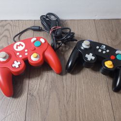 Two Nintendo Switch Controllers 